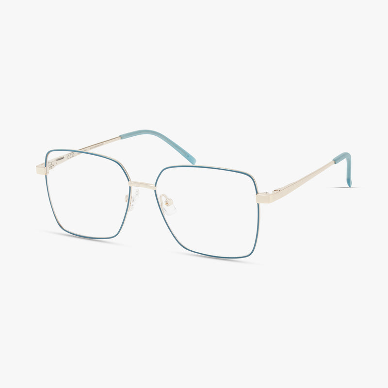 Aqua/Light Gold